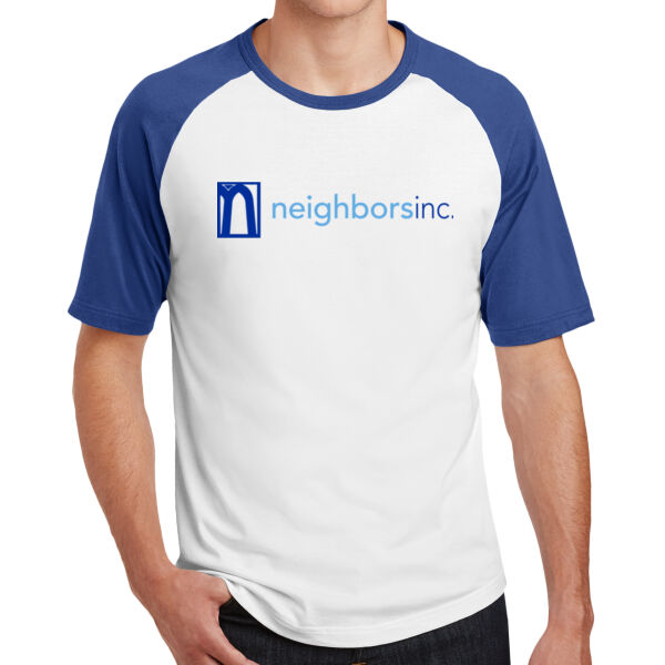 Sport-Tek® Short Sleeve Colorblock Raglan Jersey - Printed Logo Thumbnail