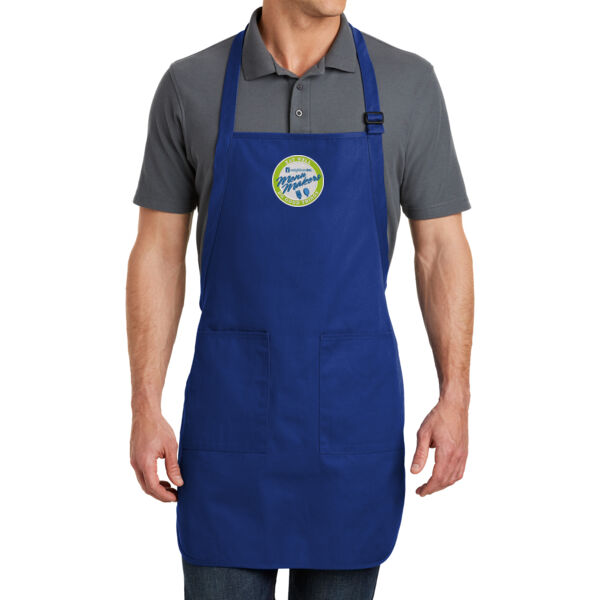 Port Authority® Full-Length Apron with Pockets - Embroidered Logo Thumbnail