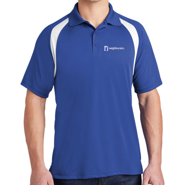 Sport-Tek Dry Zone Colorblock Raglan Polo - Embroidered Logo Thumbnail