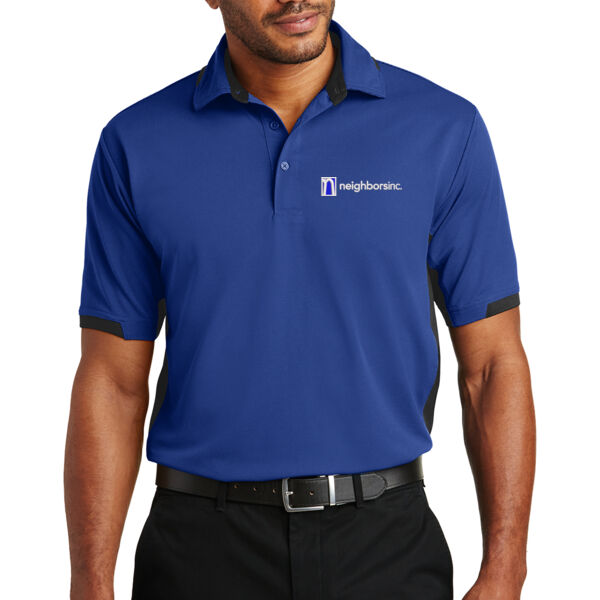 Port Authority Dry Zone Colorblock Ottoman Polo - Embroidered Logo Thumbnail