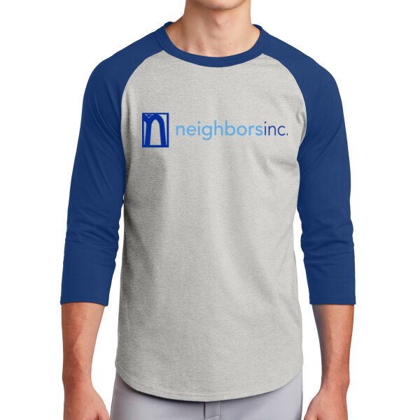 Sport-Tek Colorblock Raglan Jersey - Printed Logo Thumbnail