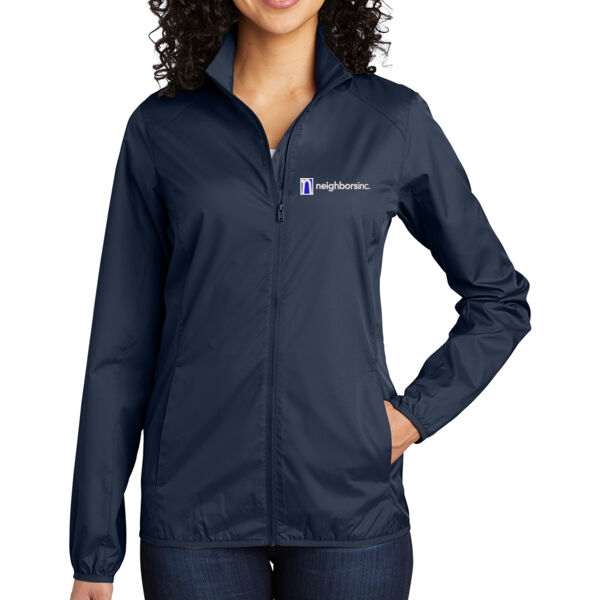 Port Authority® Ladies Zephyr Full-Zip Jacket - Embroidered Logo Thumbnail