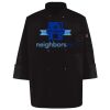 Ten Pearl Button Black Chef Coat Thumbnail